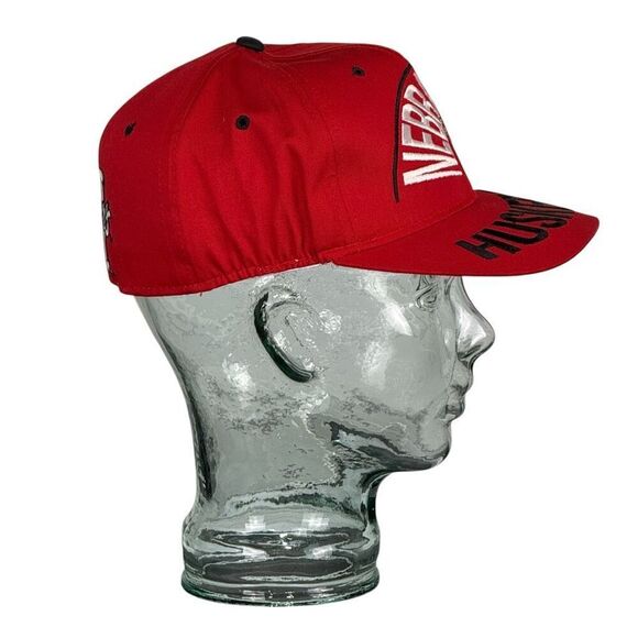 1 Apparel Mens Red Nebraska Huskers Football Trucker Hat Size Small - Picture 3 of 6